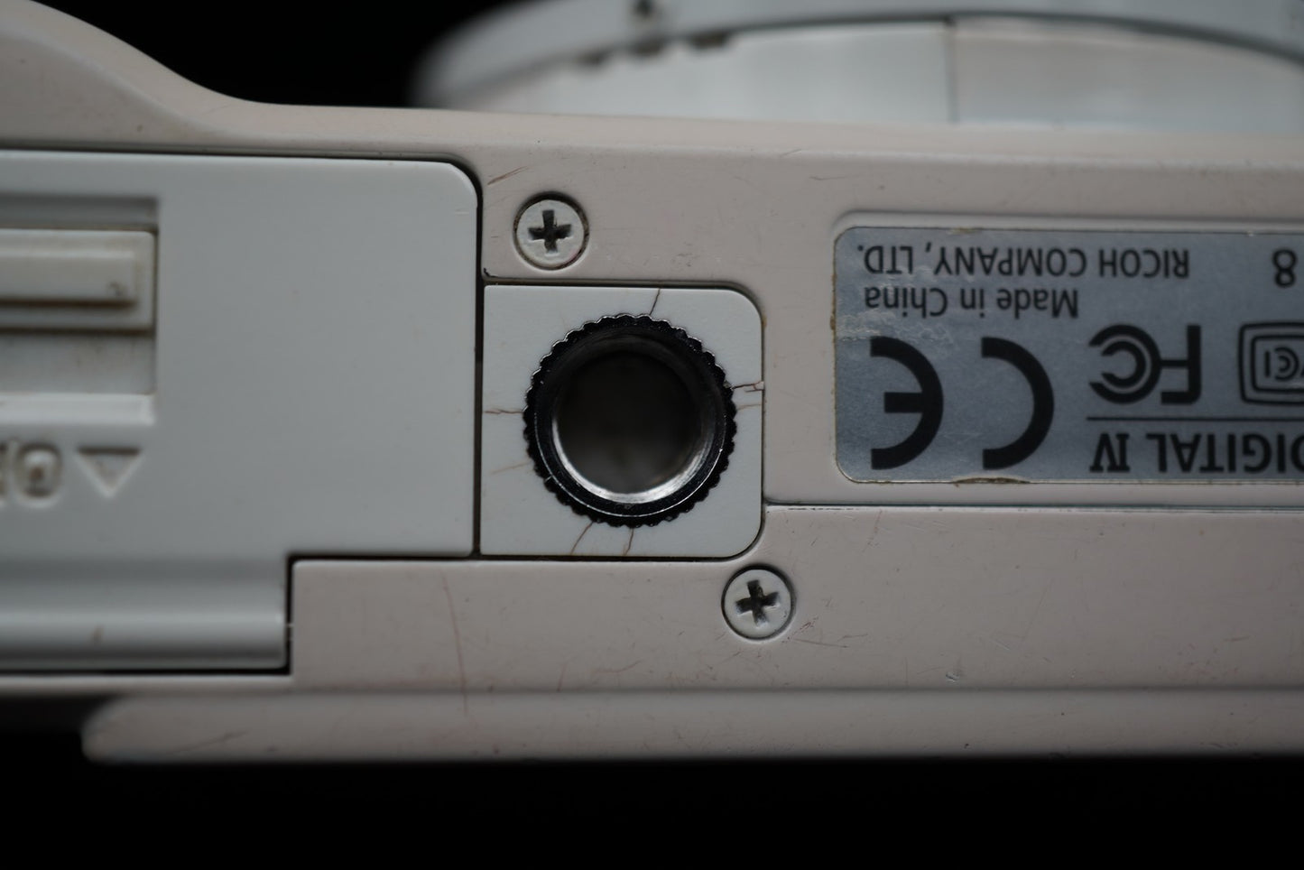 Ricoh GR Digital IV 10.4MP Digital Camera White US Duty Paid 10178