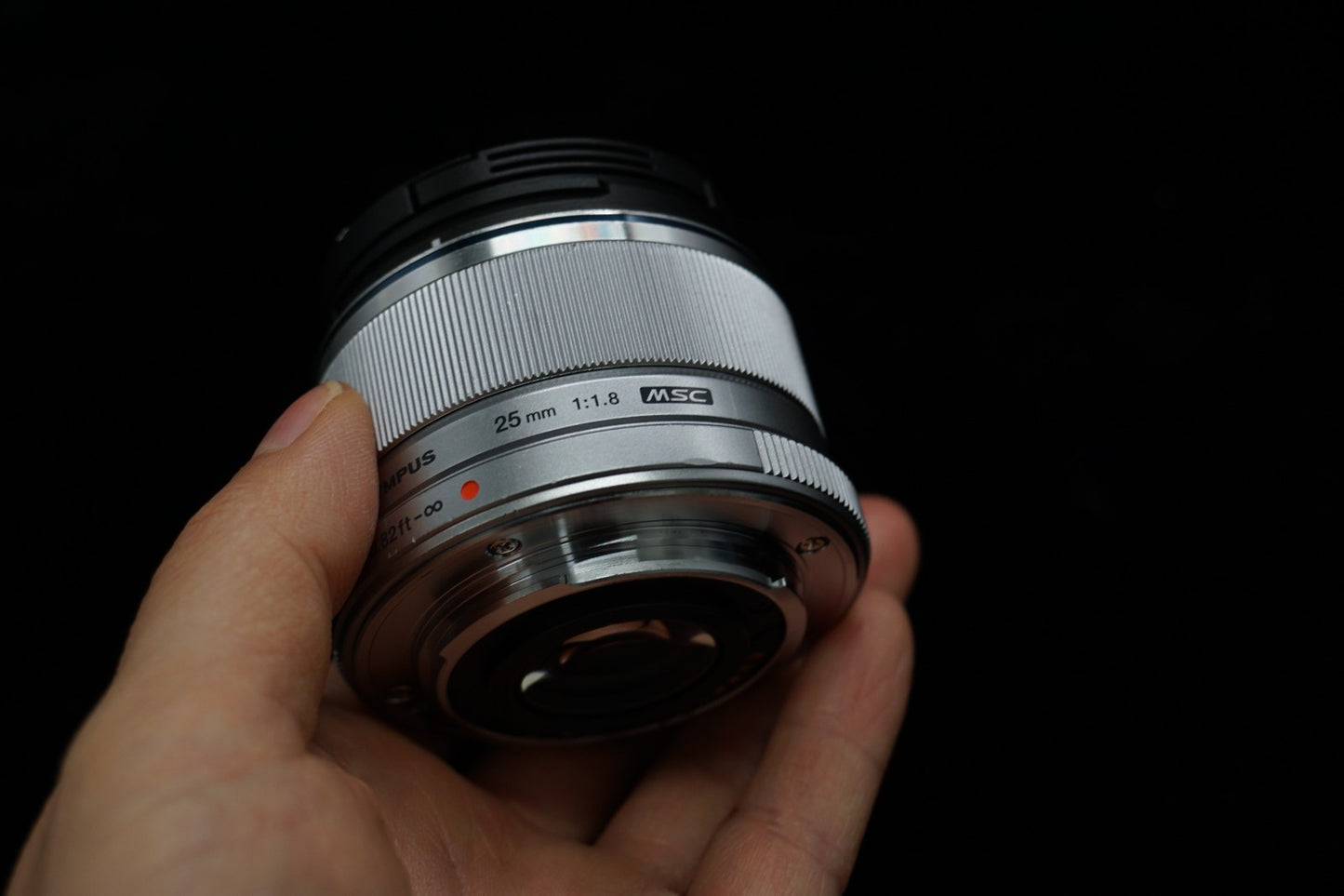 OLYMPUS M.ZUIKO 25mm F/1.8 Silver Lens Micro Four Thirds US Duty Paid 10651