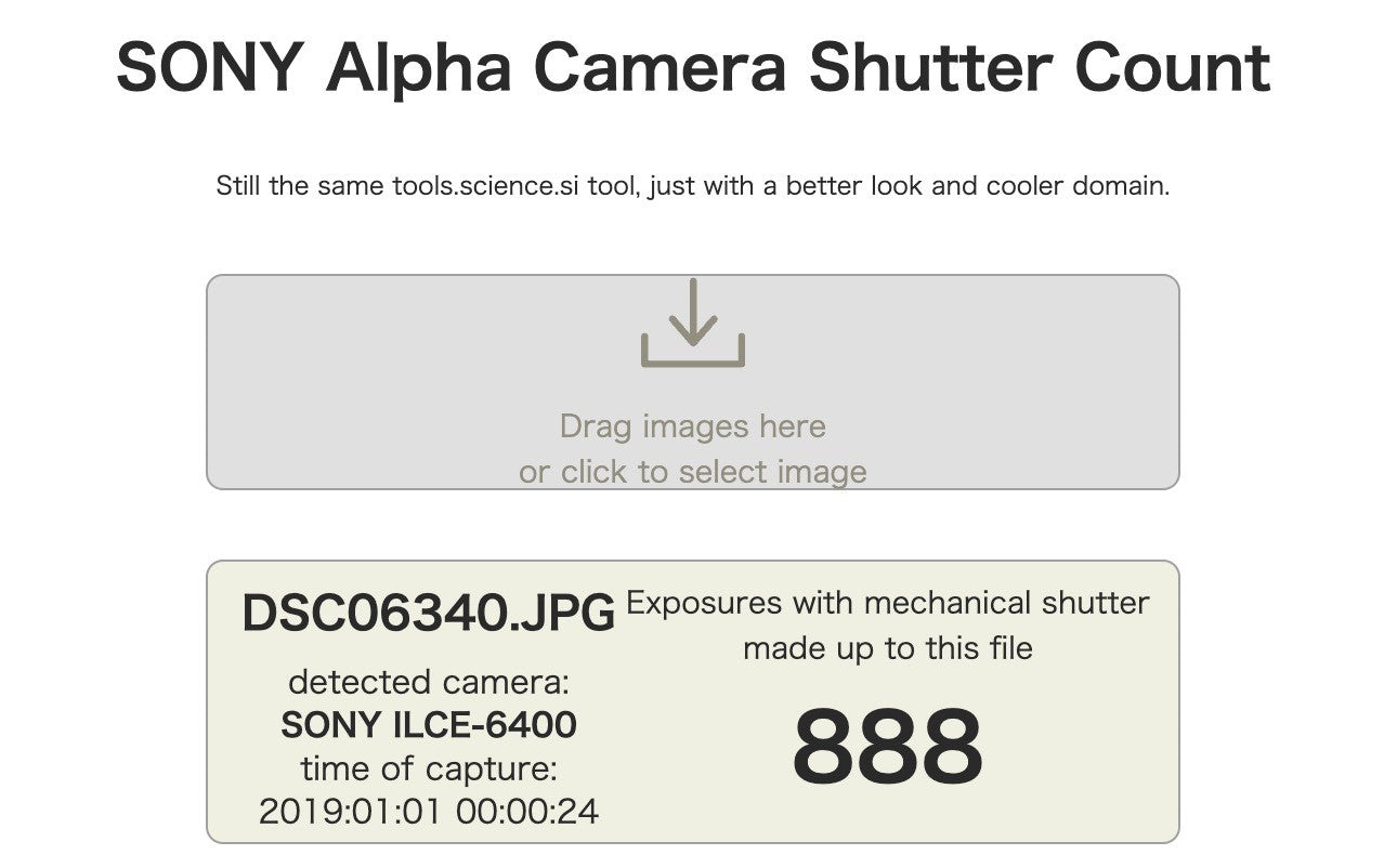 888 cuts!! Sony Alpha A6400 Mirrorless Digital Camera with Lens Silver 10770