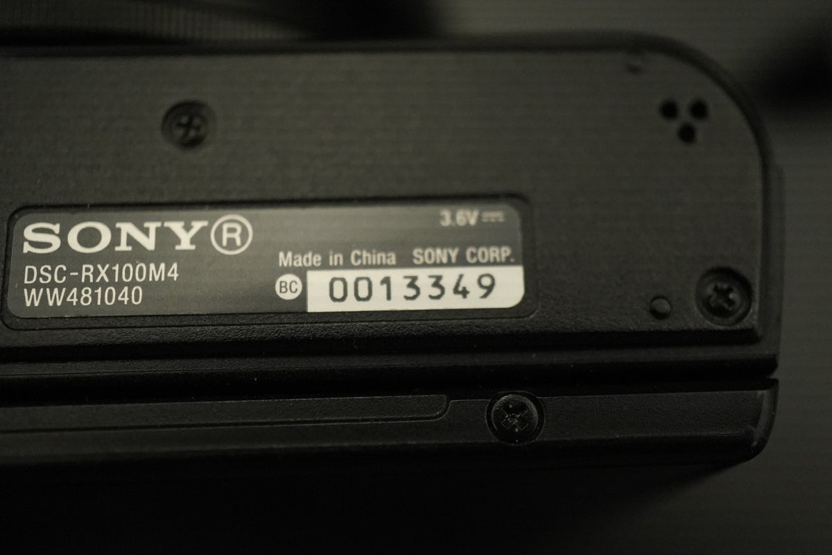 Sony Cyber-Shot DSC-RX100M4 IV 20.1MP 4K Digital Camera #11987