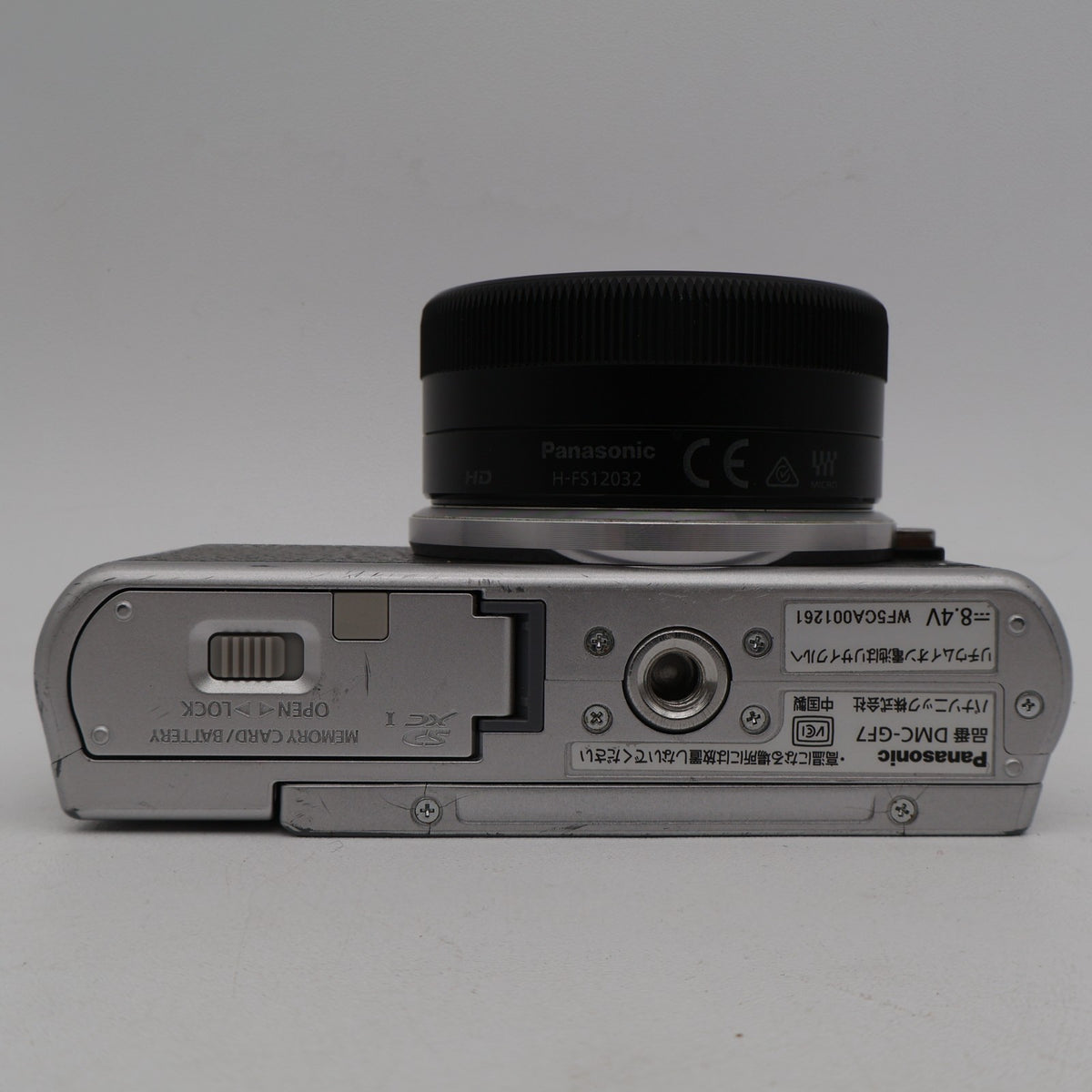 Panasonic DMC-GF7 LUMIX Kamera 12-32mm Objektiv Silber ENGLISCH OK! #11376