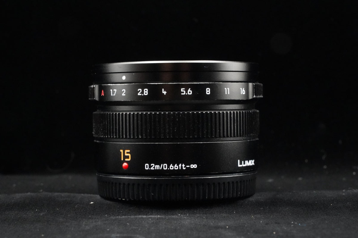 Panasonic LEICA DG SUMMILUX 15mm F/1.7 ASPH H-X015  Lens US STOCK #10182