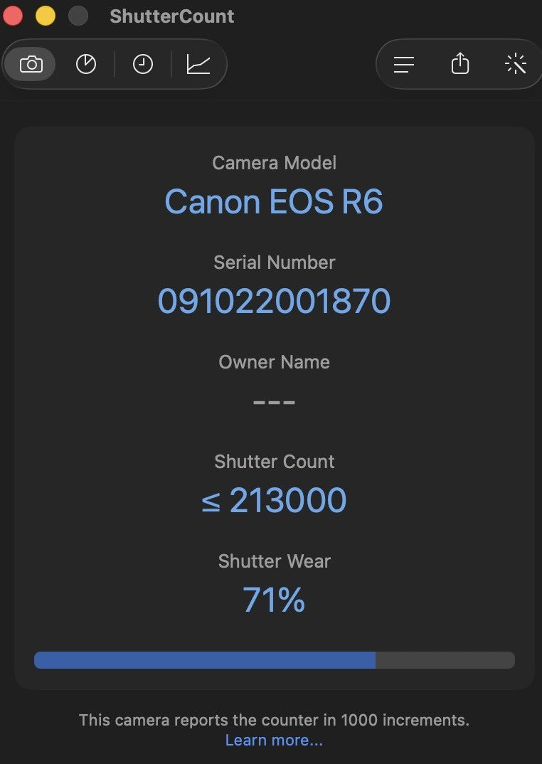 Canon EOS R6 20.1MP Mirrorless Camera #11678