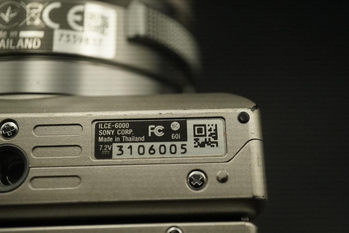 Sony a6000 Digital Camera Silver w/ 16-50 + 55-210mm -12773 cut- #12446