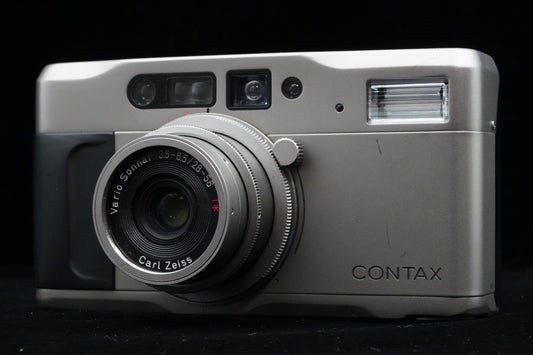Contax TVS Point Shoot 35mm Film Vintage Camera Tested US STOCK #9747