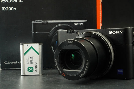 Sony Cyber-Shot DSC-RX100M5A  RX100VA 20.1MP 4K Digital Camera  #12308