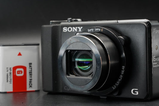 Sony Cyber-Shot DSC-HX9V Black Digital Camera English OK! Japan MINT #11399