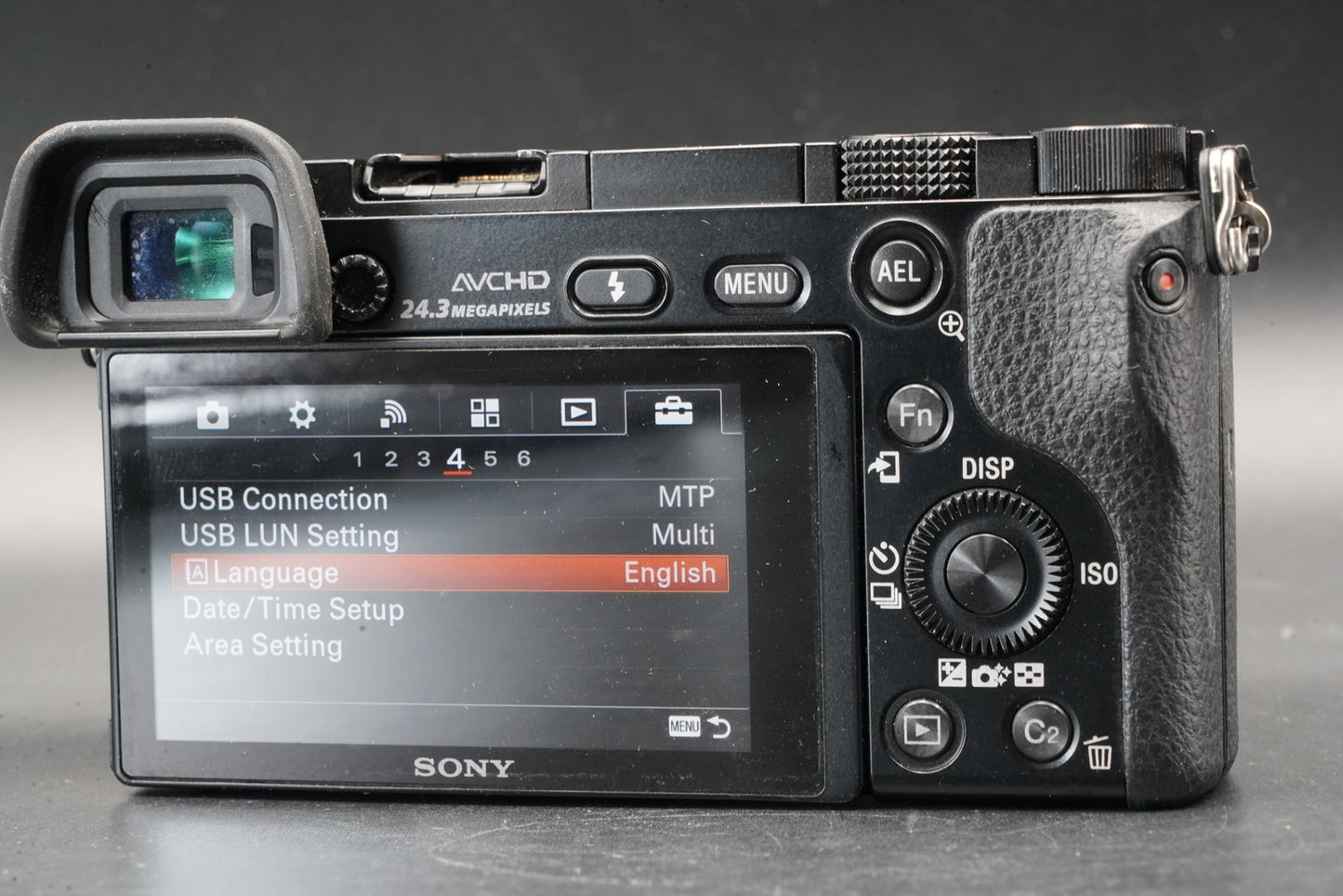 Sony alpha a6000 Digital Mirrorless Camera with Lens Black -17389 cuts- #11202