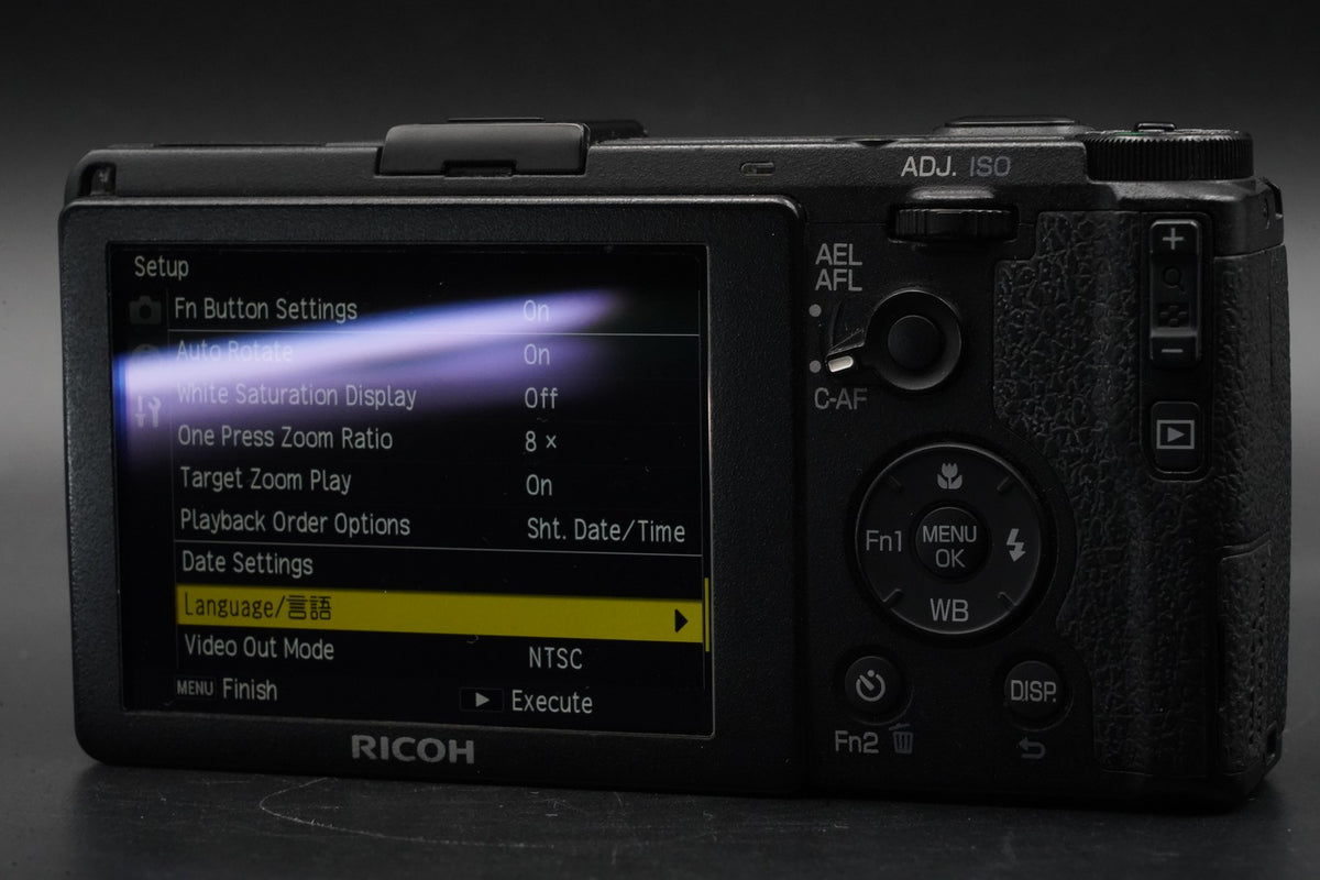 RICOH GR 16.2MP Digital Compact Camera Black JAPAN -15 cuts- #10815