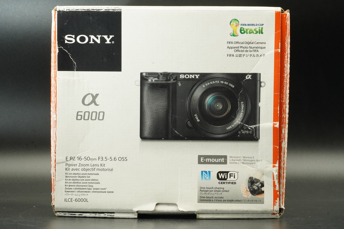 Sony a6000 Digital Camera Silver w/ 16-50 + 55-210mm -9333 cut- #12447