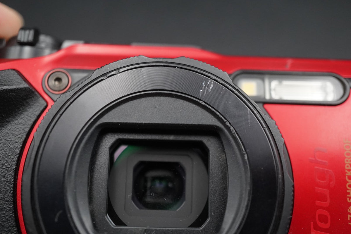Olympus Tough TG-6 Red Waterproof Digital Camera 12MP -2734 cuts- #11428