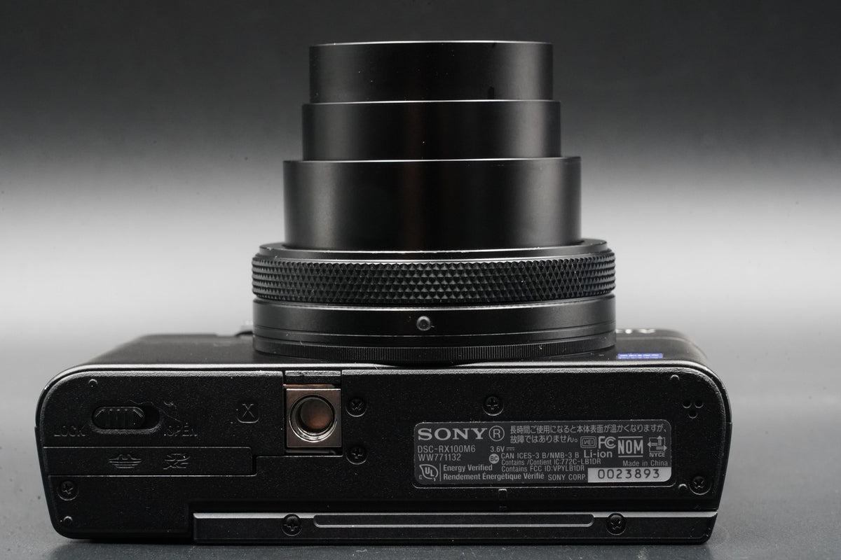Sony Cyber Shot RX100 VI M6 Compact Digital Camera Black US STOCK #10557