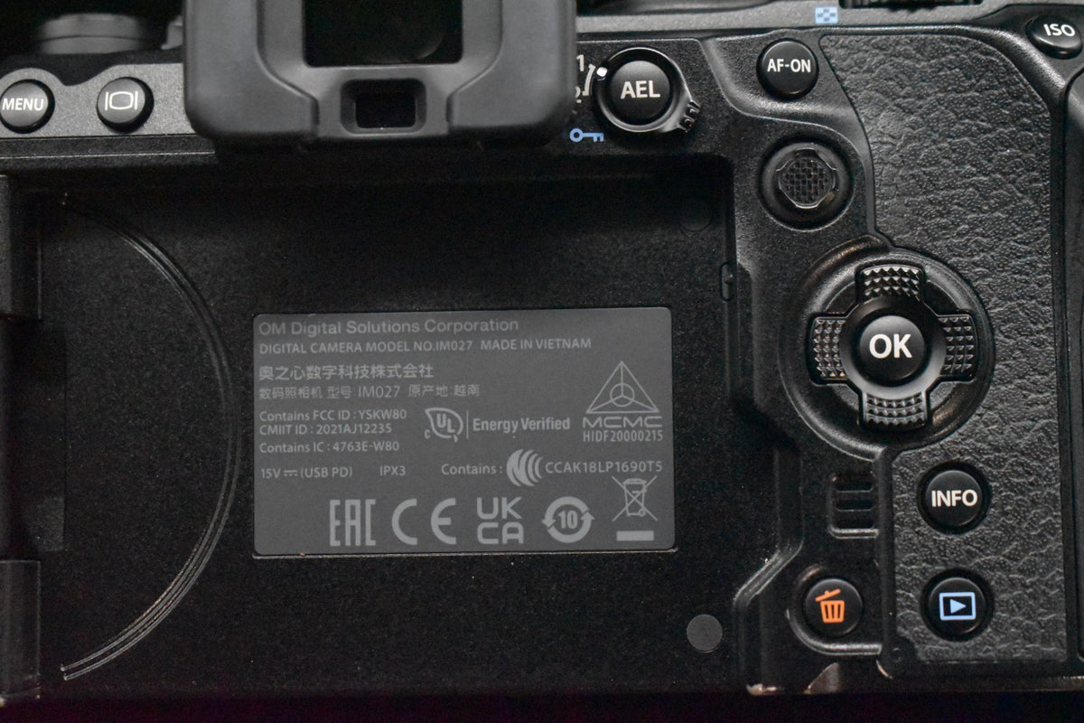 [US Duty Paid] OLYMPUS OM System OM-1 20.4MP Spiegellose Kamera 8244