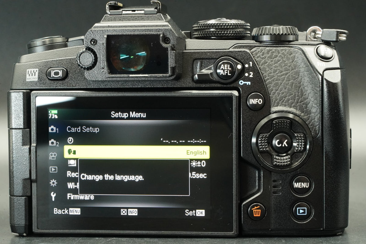 Olympus OM-D E-M1 Mark II Digital Camera Black Body -51752 cuts- #11844