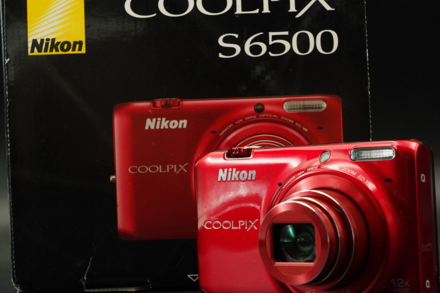 Nikon COOLPIX S6500 16.0MP Compact Digital Camera Red #11868
