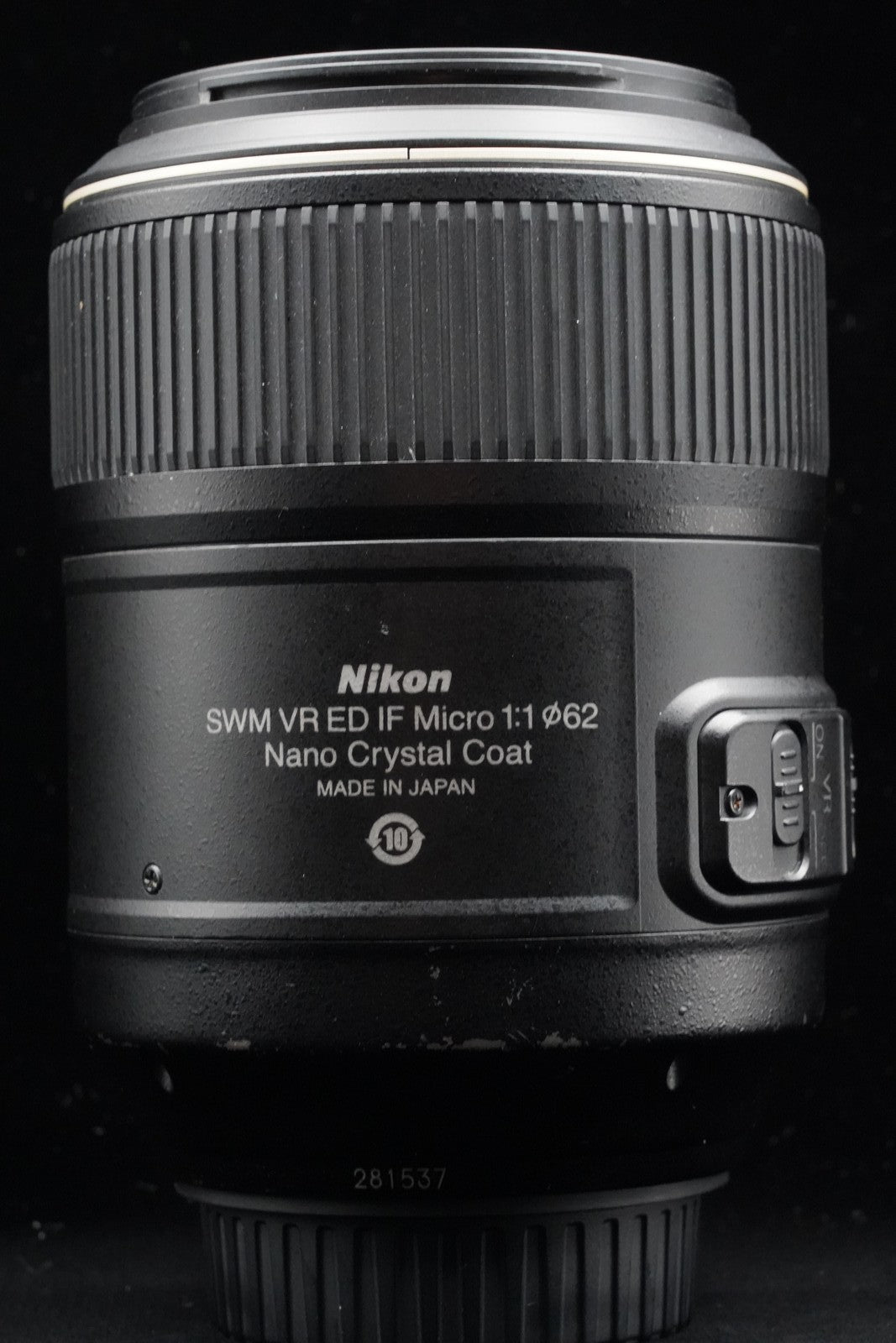 Nikon AF-S MICRO NIKKOR 105mm F/2.8G ED VR Lens US Duty Paid 10320