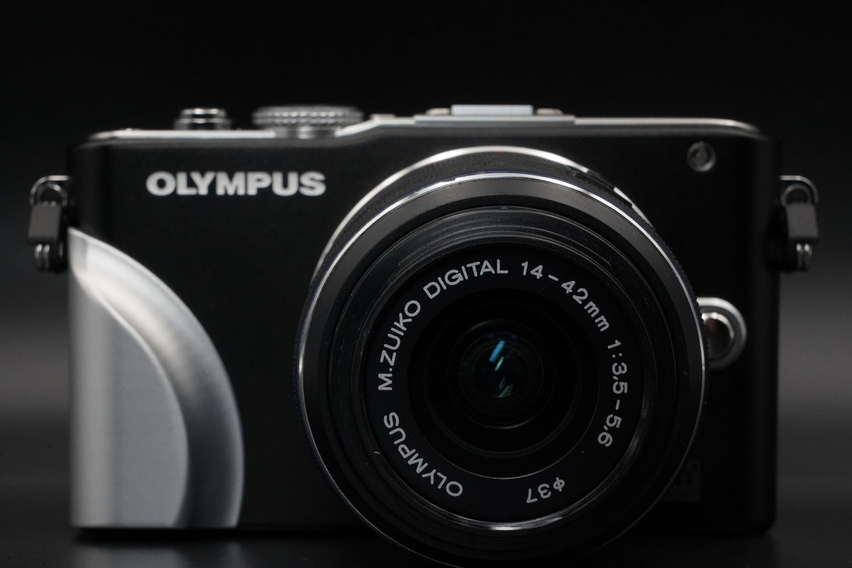 Olympus PEN Lite E-PL3 Black 12.3 MP with Lens US STOCK #10539