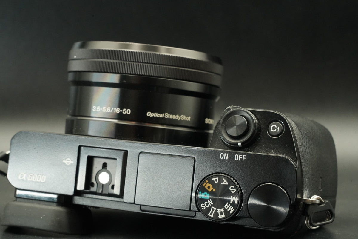 Sony a6000 Digital Mirrorless Camera Black w/ 16-50mm Lens -6746 cut- #12532