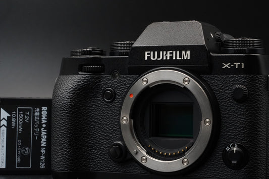 480 cuts! Fujifilm X-T1 Mirrorless Digital Camera 16.3MP Black 10935