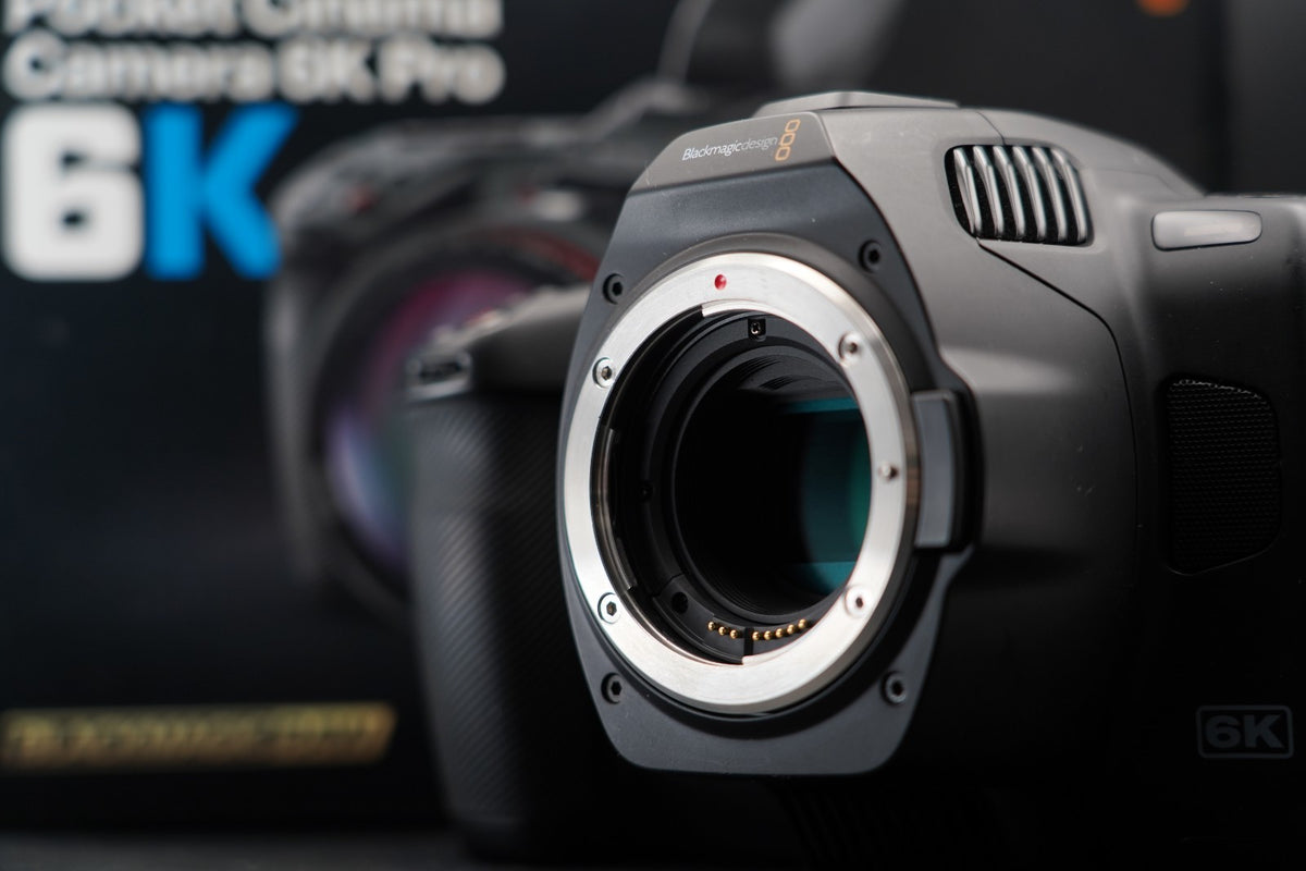 Blackmagic Pocket Cinema Camera 6K CINECAM60KLFL Canon EF Mount US STOCK #10994