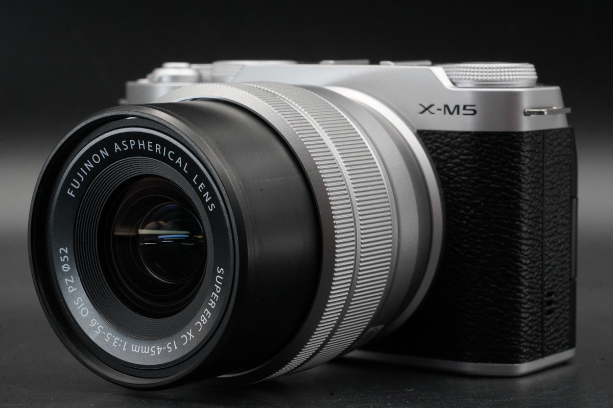 Fujifilm X-M5 Camera Silver w/ XC 15-45mm -1162 cuts- #11375