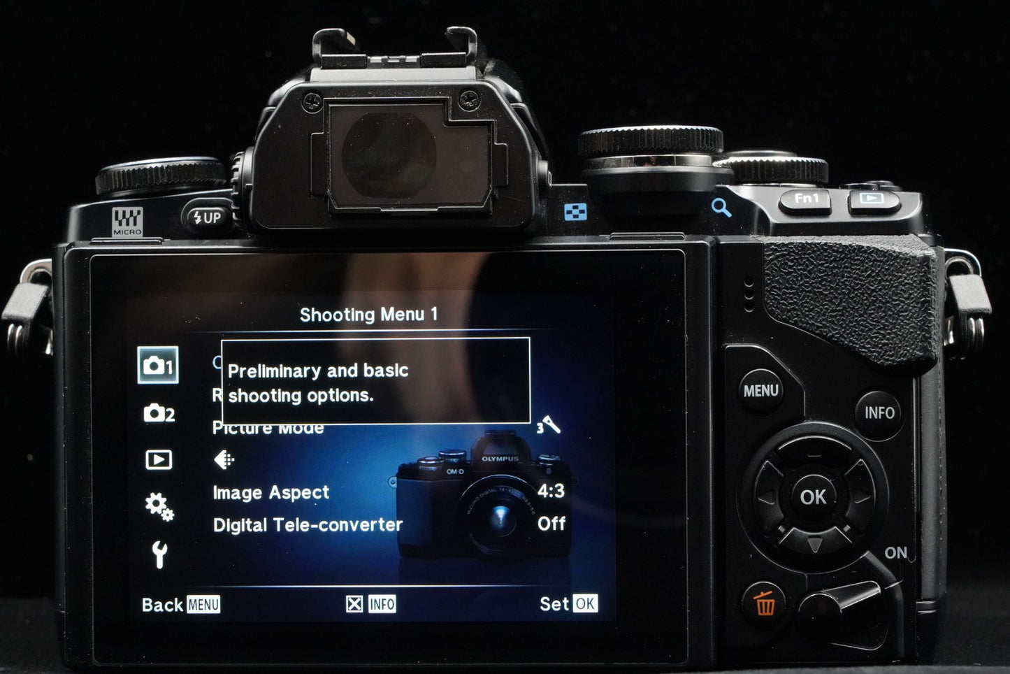 Olympus OM-D E-M10 16.1MP Digital SLR Camera Black Japan US Duty Paid 10291