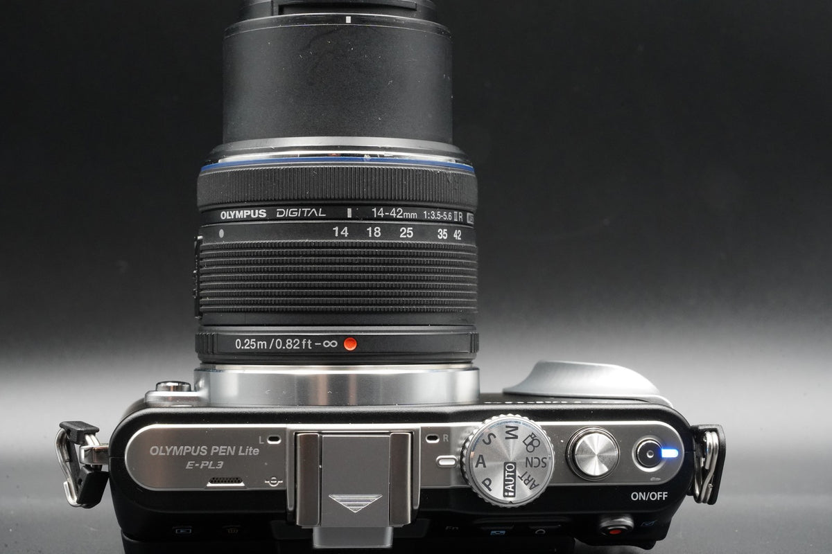 Olympus PEN Lite E-PL3 Black 12.3 MP with Lens US STOCK #10539