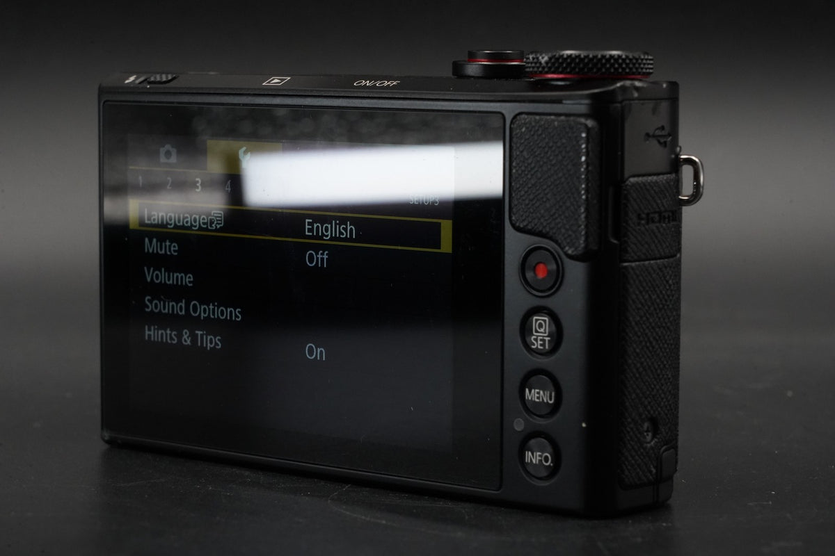 Canon Powershot G9X Mark II 20.1MP Black Digital Camera US STOCK #10962