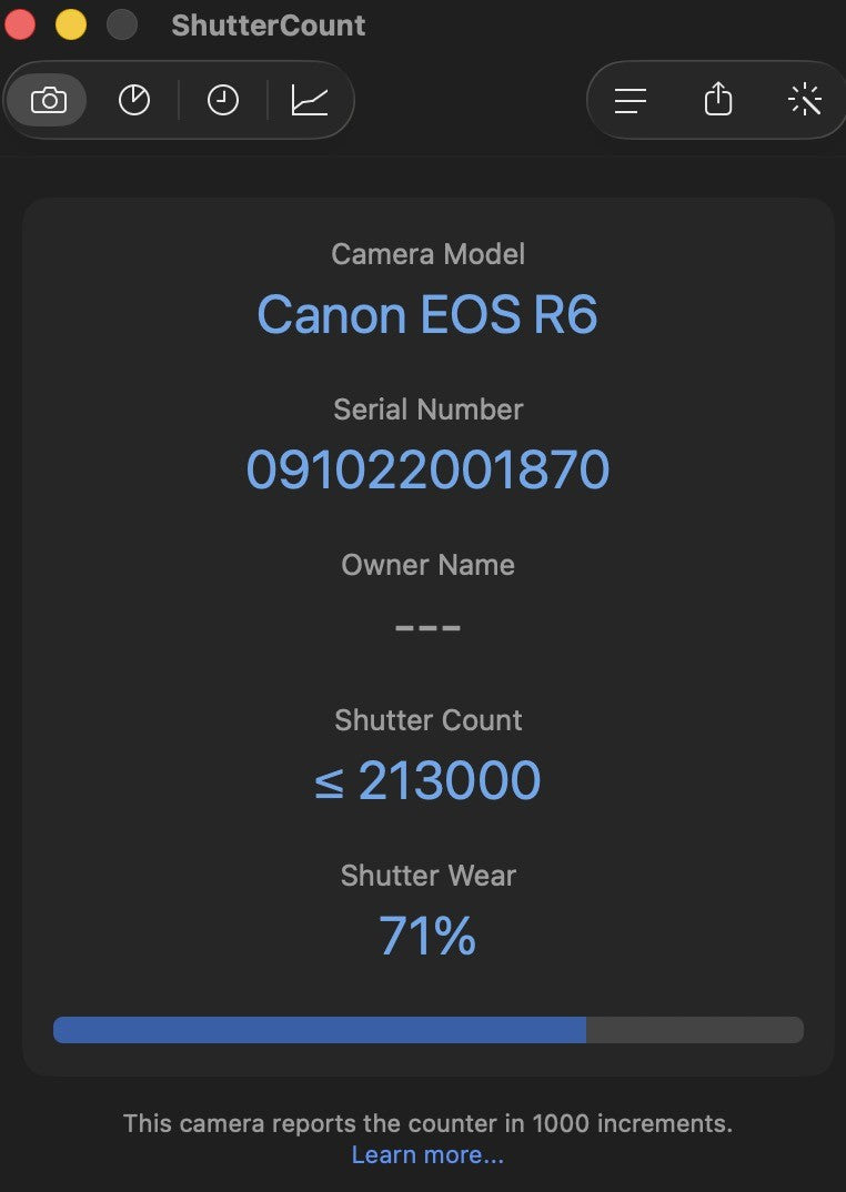 Canon EOS R6 20.1MP Mirrorless Camera 11678