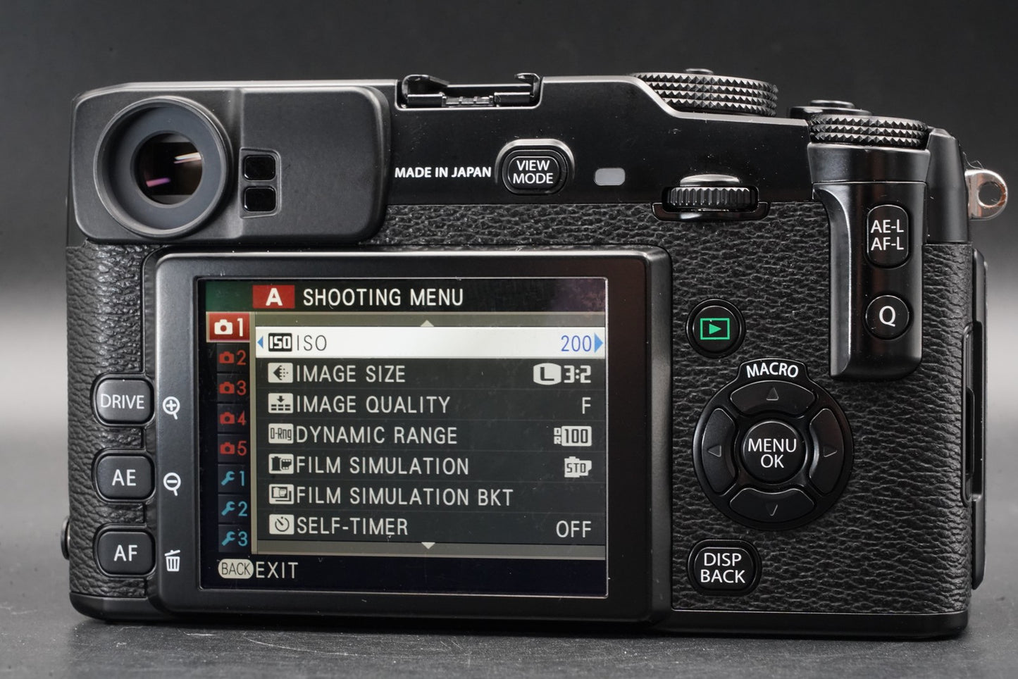 Fujifilm X-Pro1 Mirrorless Digital Camera Black US Duty Paid 11402