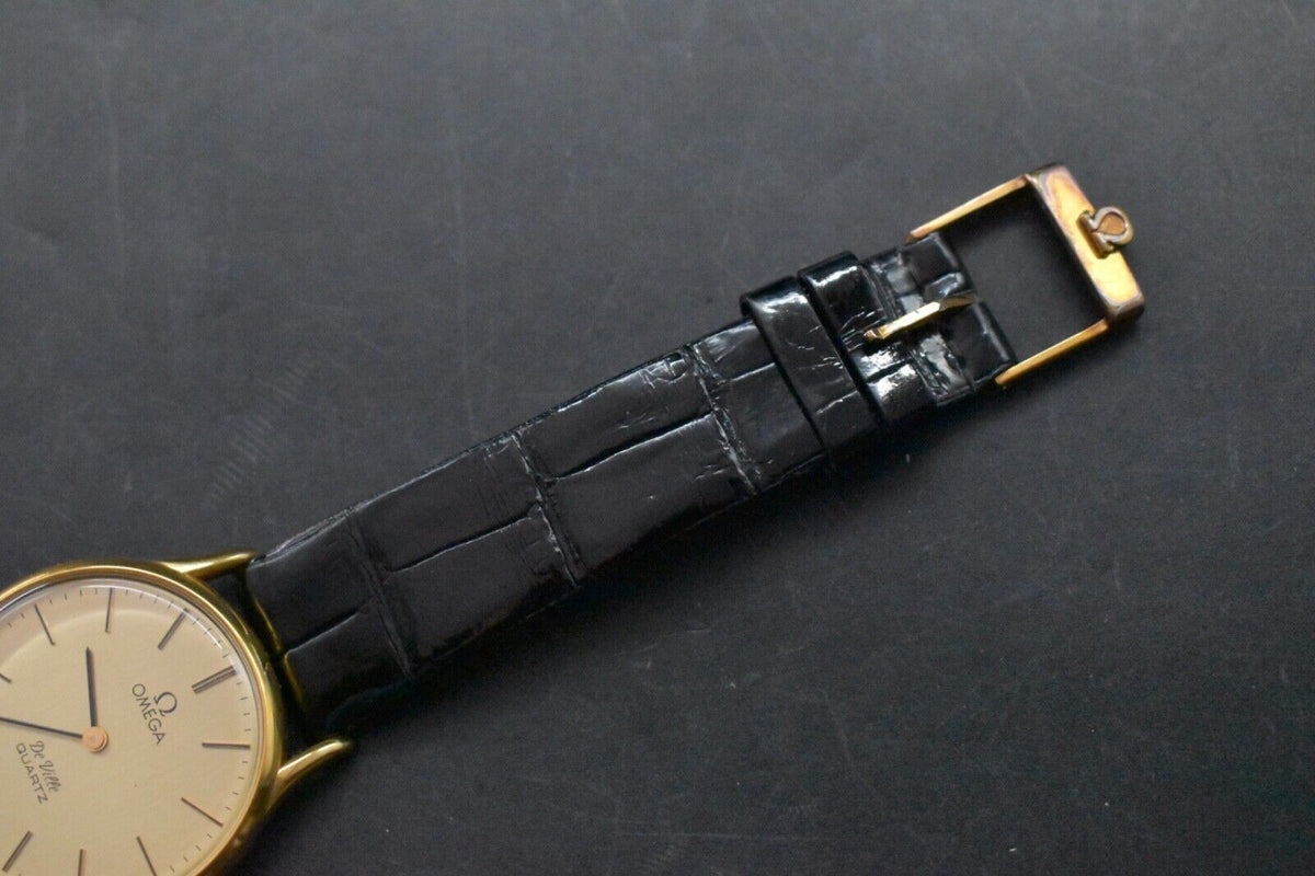 Vintage Omega Constellation Quartz Cal 1330 Gold Men's Watch JAPAN [N MINT] W141