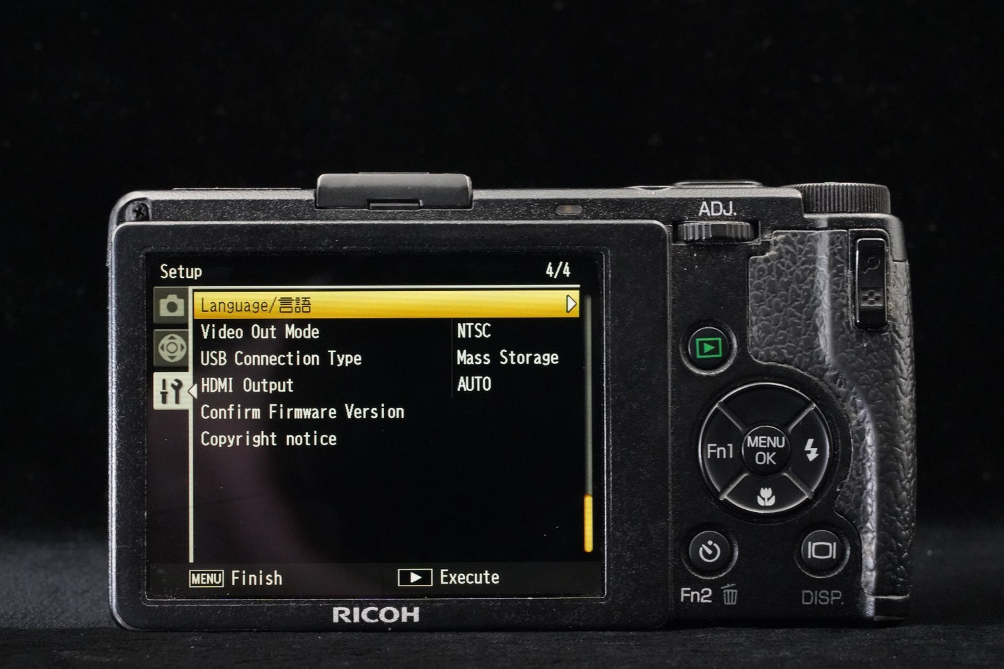 [US Duty Paid] Ricoh GR Digital IV 10.4MP Digital Camera Black 9673