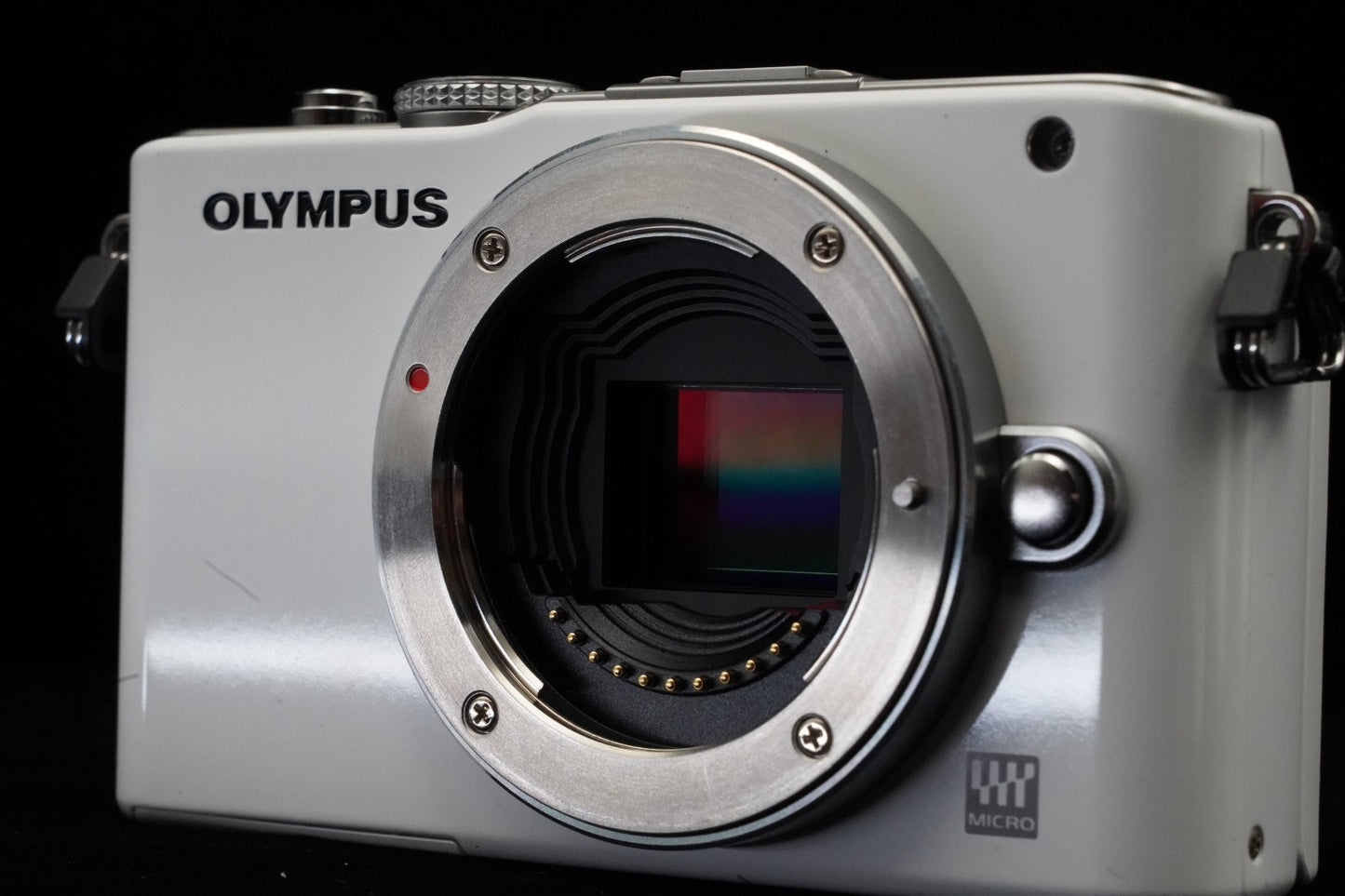 [US Duty Paid] Olympus PEN Lite E-PL3 White 12.3 MP Body Only From US🇺🇸 9449