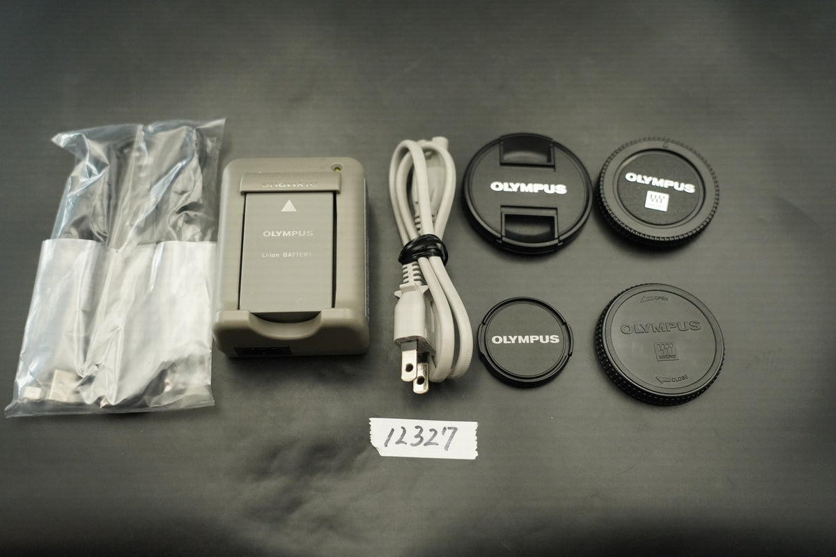 Olympus OM-D E-M10 Mark II Silver w/ 14-42mm + 40-150mm Lens US STOCK #12327
