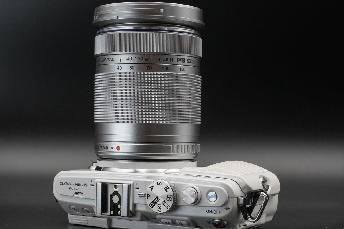 Olympus Pen Lite E-PL6 16.0MP Body White with Lens US STOCK #11346