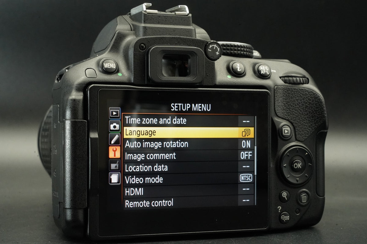 Cámara digital Nikon D5300 DSLR con lentes AF-S 18-55mm -5027 cortes- #11970