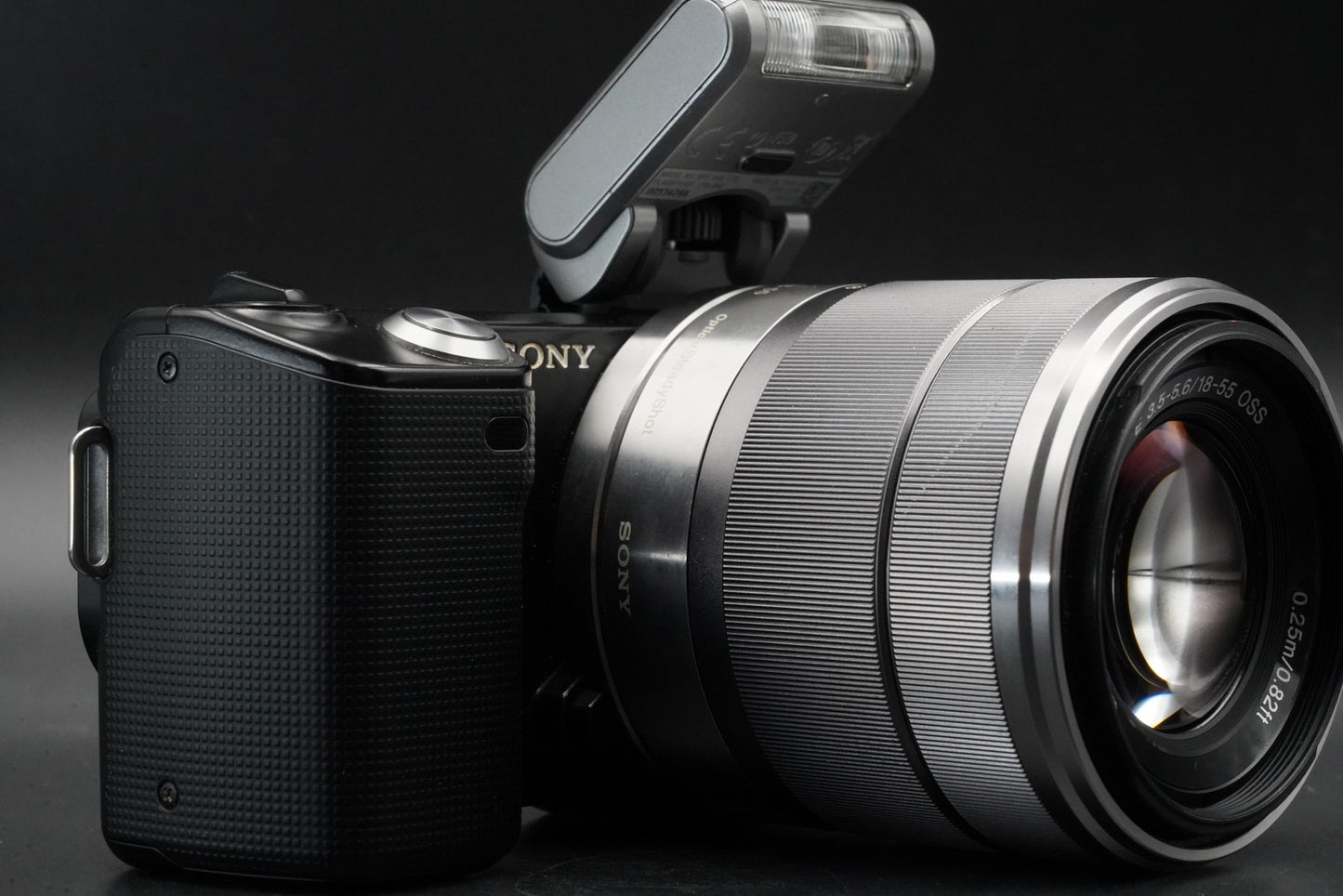 Sony Alpha NEX-5 Mirrorless Camera Bundle with 2 Lens Silver 11060