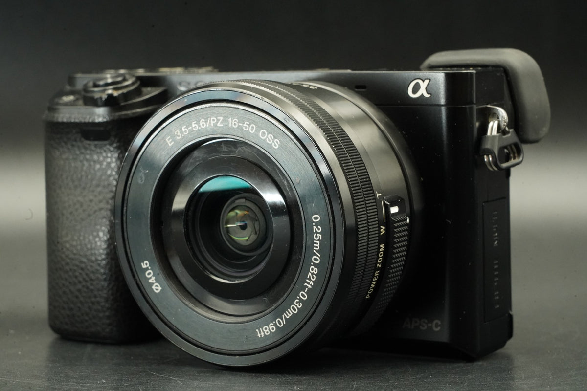 Sony alpha a6000 Digital Mirrorless Camera with Lens Black -4681 cuts- #12361