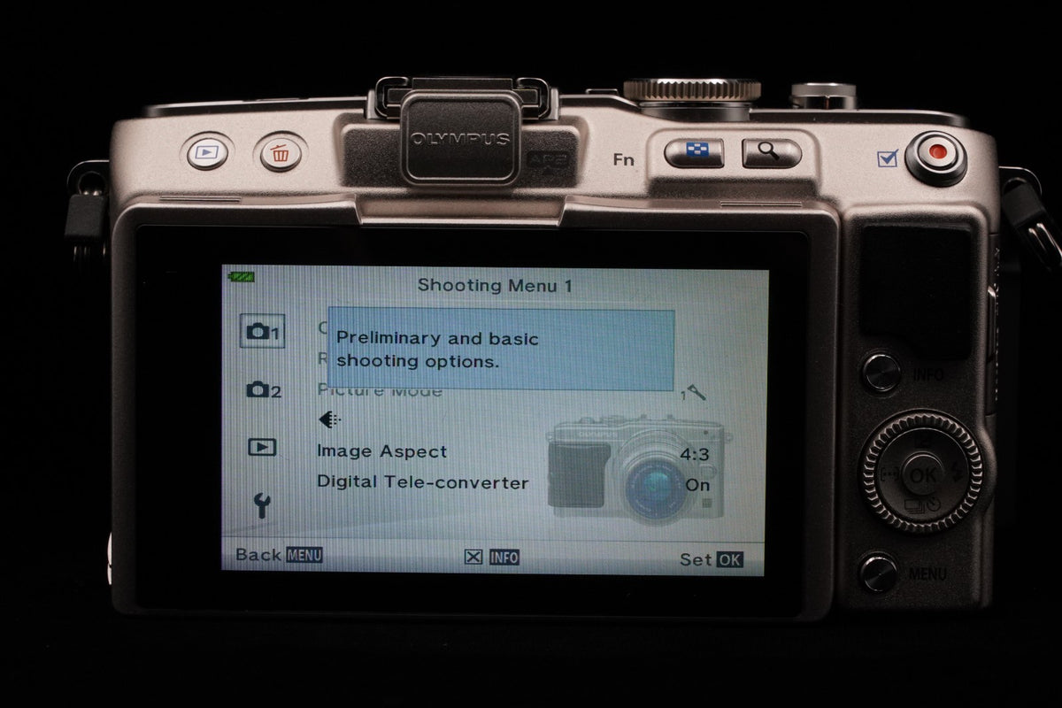 Olympus Pen E-PL5 Mirrorless Digital Camera Silver w/ Lens [] US STOCK #9645