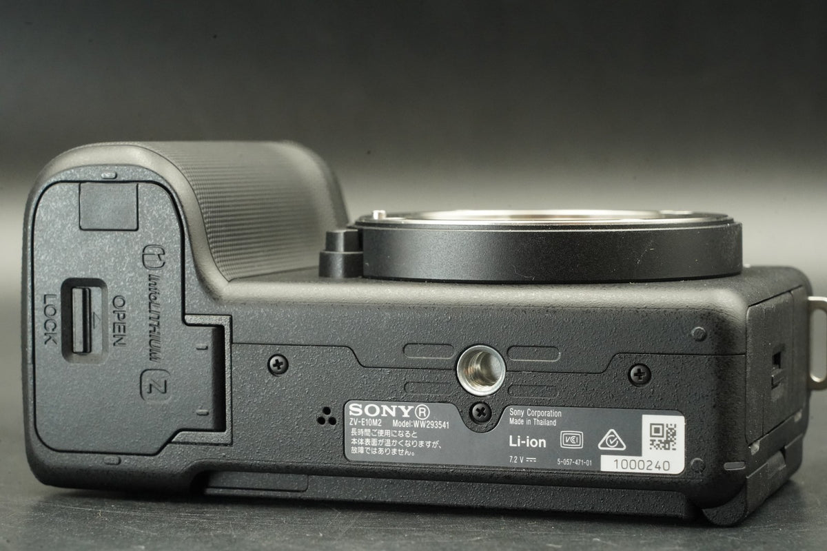 Sony ZV-E10 II Mirrorless Digital Camera Black #12261