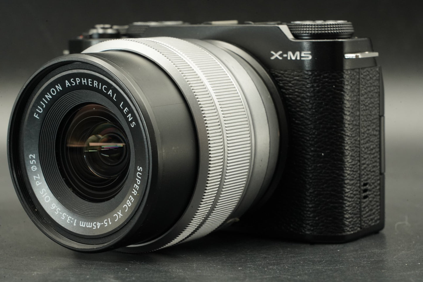 2248 cuts!! Fujifilm X-M5 Camera Black w/ XC 15-45mm From Japan 11463