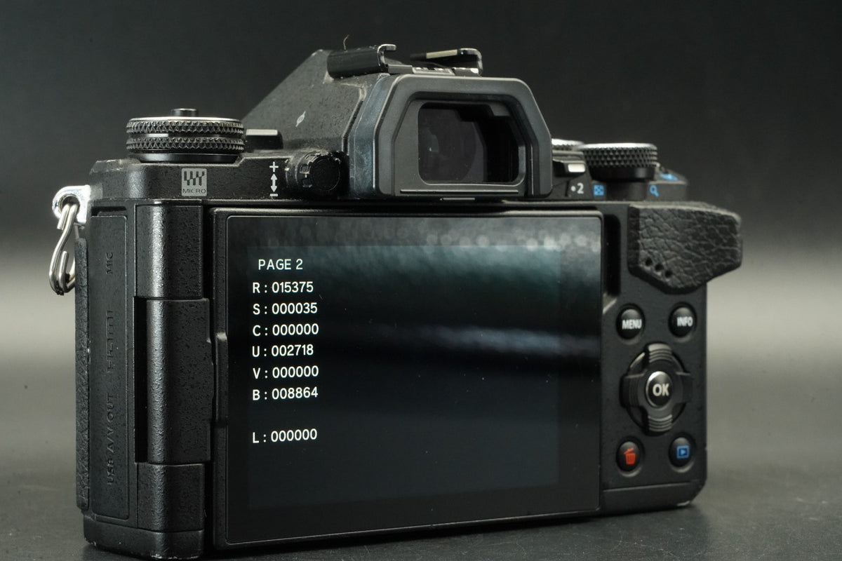 Olympus OM-D E-M5 Mark II 16.1MP Digital SLR Camera Black US STOCK #11693