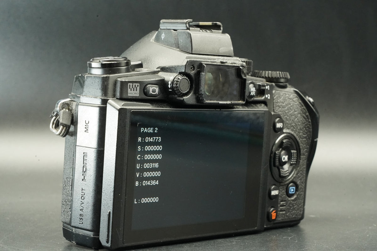 Olympus OM-D E-M1 Digital Camera Black Body -13773 cuts- US STOCK #12348