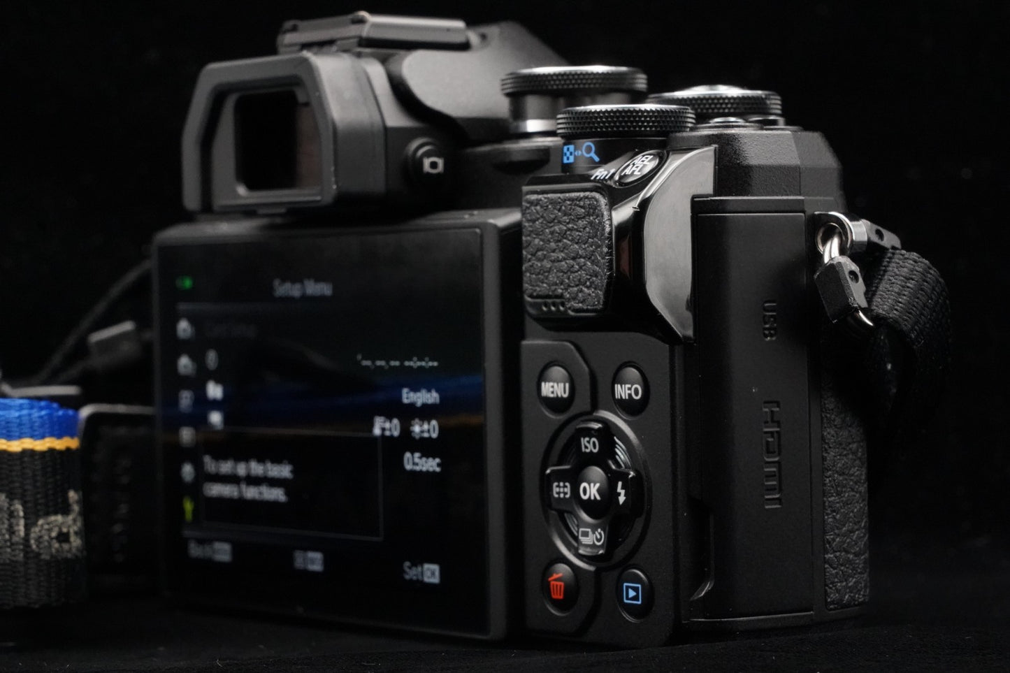 Olympus OM-D E-M10 Mark III Black Digital Camera Body Only US Duty Paid 9558