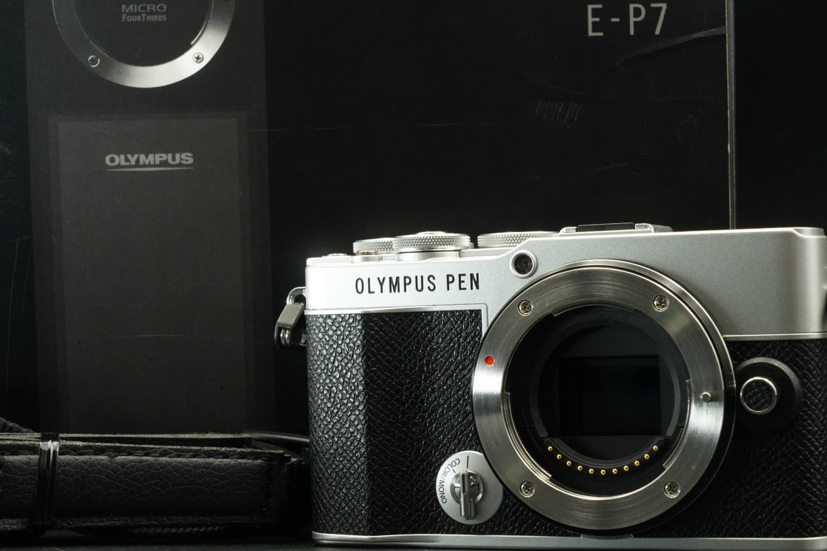 OLYMPUS PEN E-P7 Digital Camera Body Silver -3992 cuts- #11598