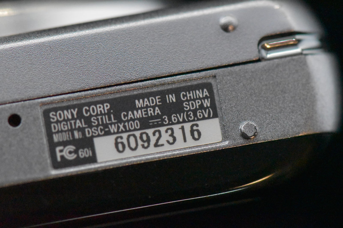 Sony Cyber Shot DSC-WX100 Silver Compact Digital Camera [] US STOCK #7185