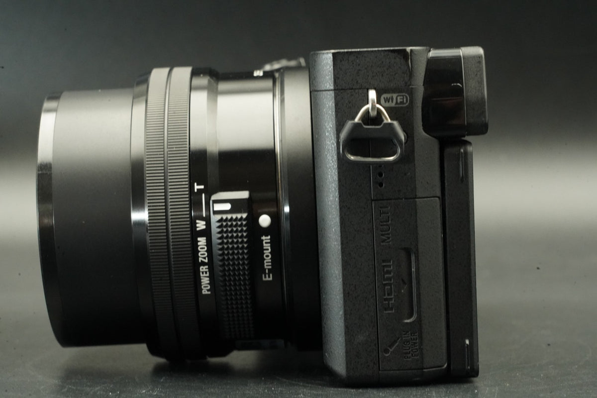 Sony a6300 + 16-50mm PZ Lens Mirrorless Digital Camera Black -120275cuts- #12357