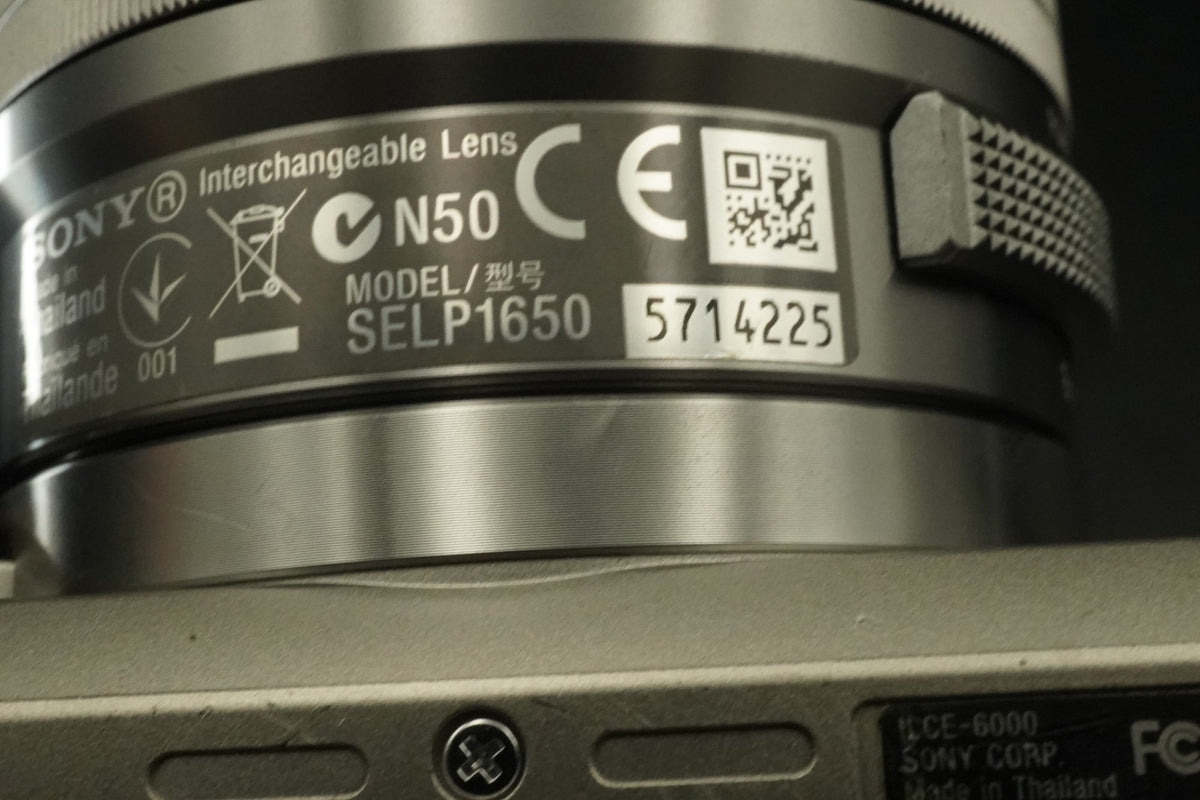 Sony Alpha a6000 Digital Mirrorless Camera with 16-50mm PZ Lens Silver #12407