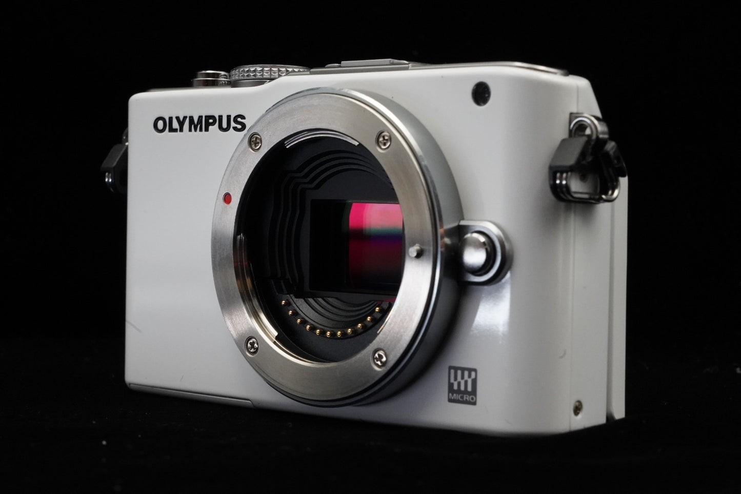 [US Duty Paid] Olympus PEN Lite E-PL3 White 12.3 MP Body Only From US🇺🇸 9449