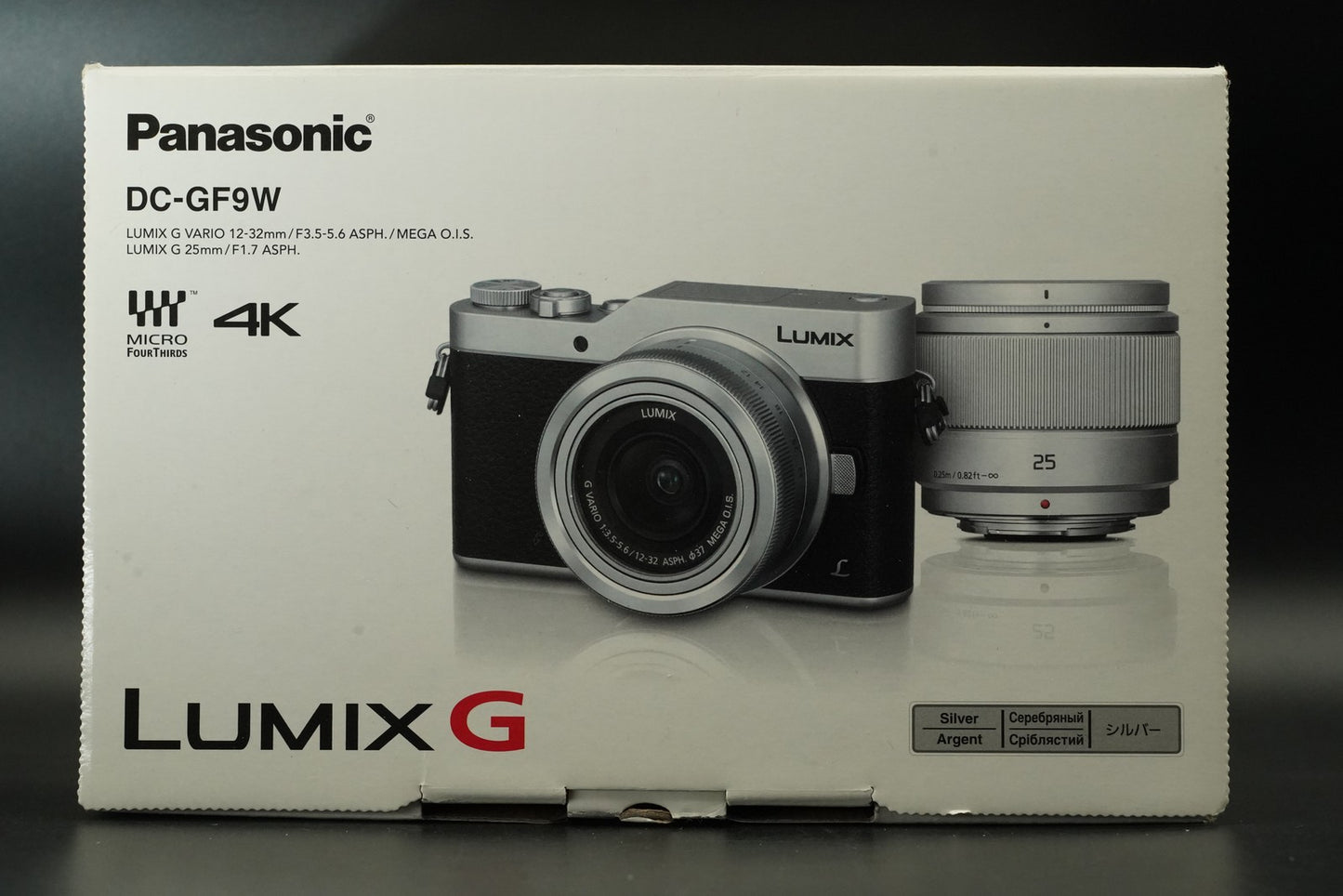 Panasonic LUMIX DC-GF9 Silver 12-32 Lens + 25mm f/1.7 English OK!! #11851